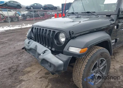 2019 Jeep Wrangler Unlimited Sport S 4X4 из США, поврежденный, VIN 1C4HJXDG6KW546558